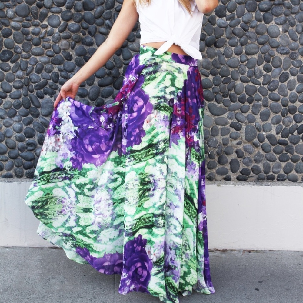 Beauty Floral Maxi Skirt